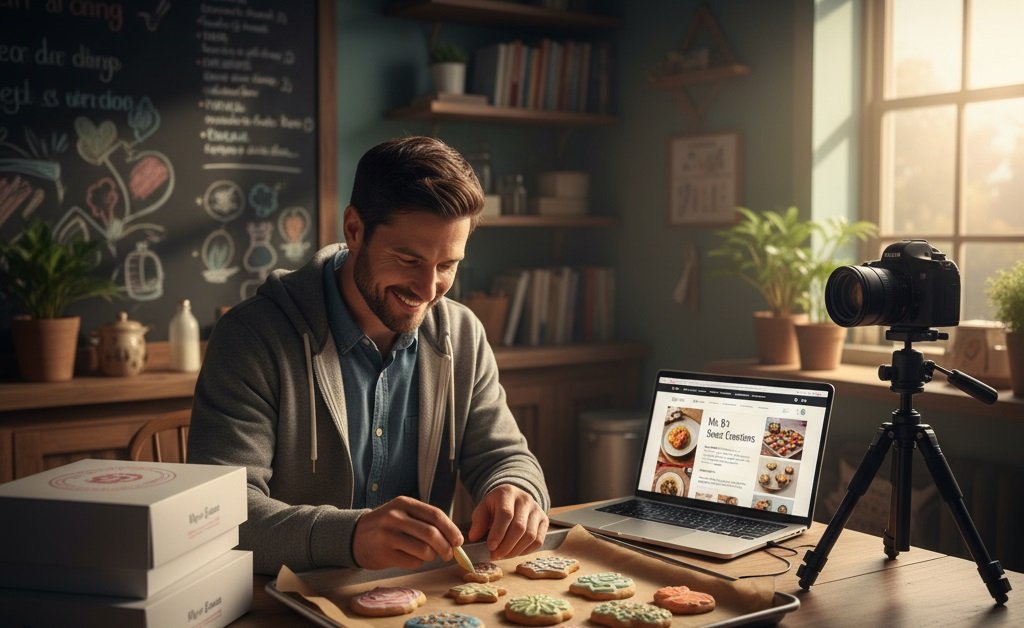 Teacher creating online content, essential side income ideas for teachers