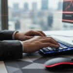 typing on ergonomic keyboard, preventing wrist and shoulder pain at computer