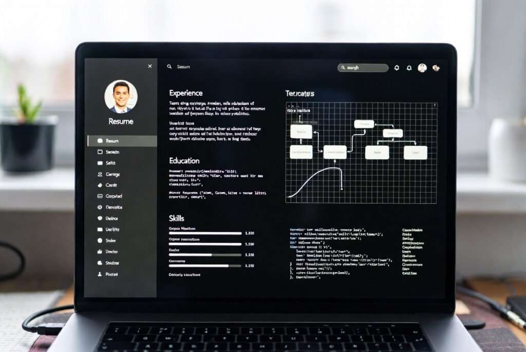 ATS resume interface