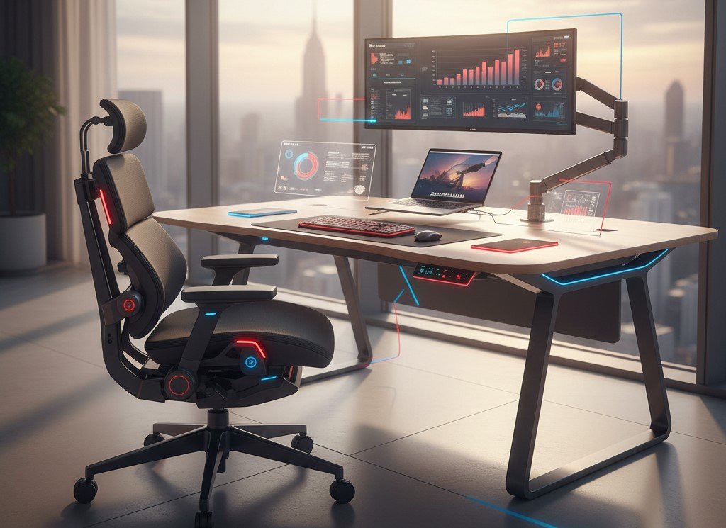 ergonomic chair and table as part of professional wellbeing initiatives