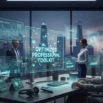 Professional man and woman at professional divide