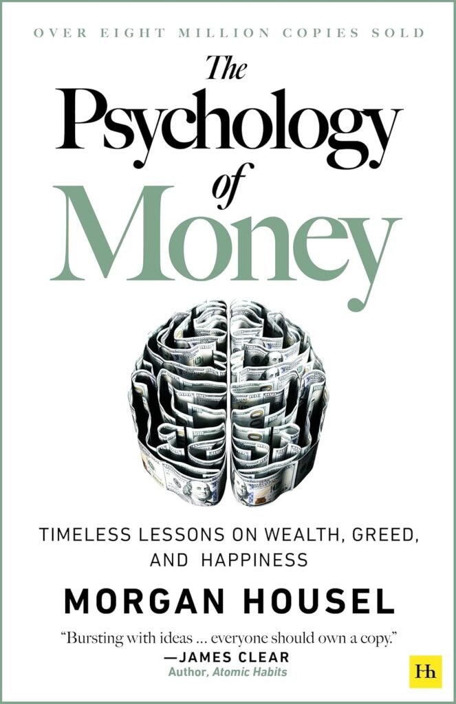 the psychology of money book cover, top personal finance books