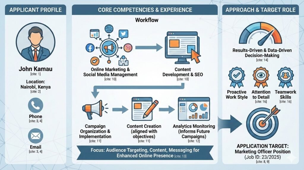 ATS-friendly cover letter workflow