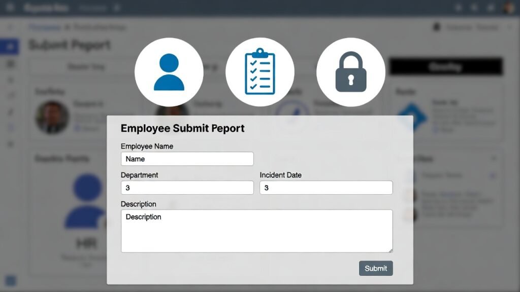 Reporting a confidential data breach to HR or a data protection officer