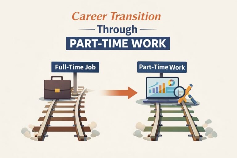 Career transition through part-time job