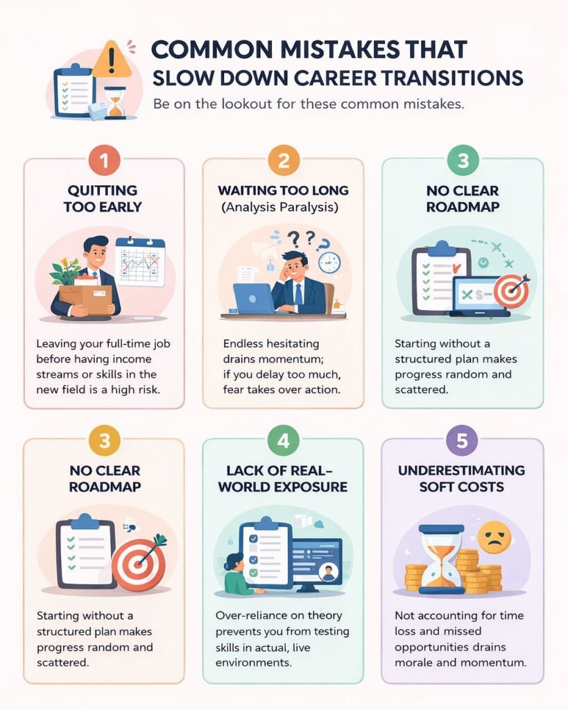 Common mistakes in career transitions