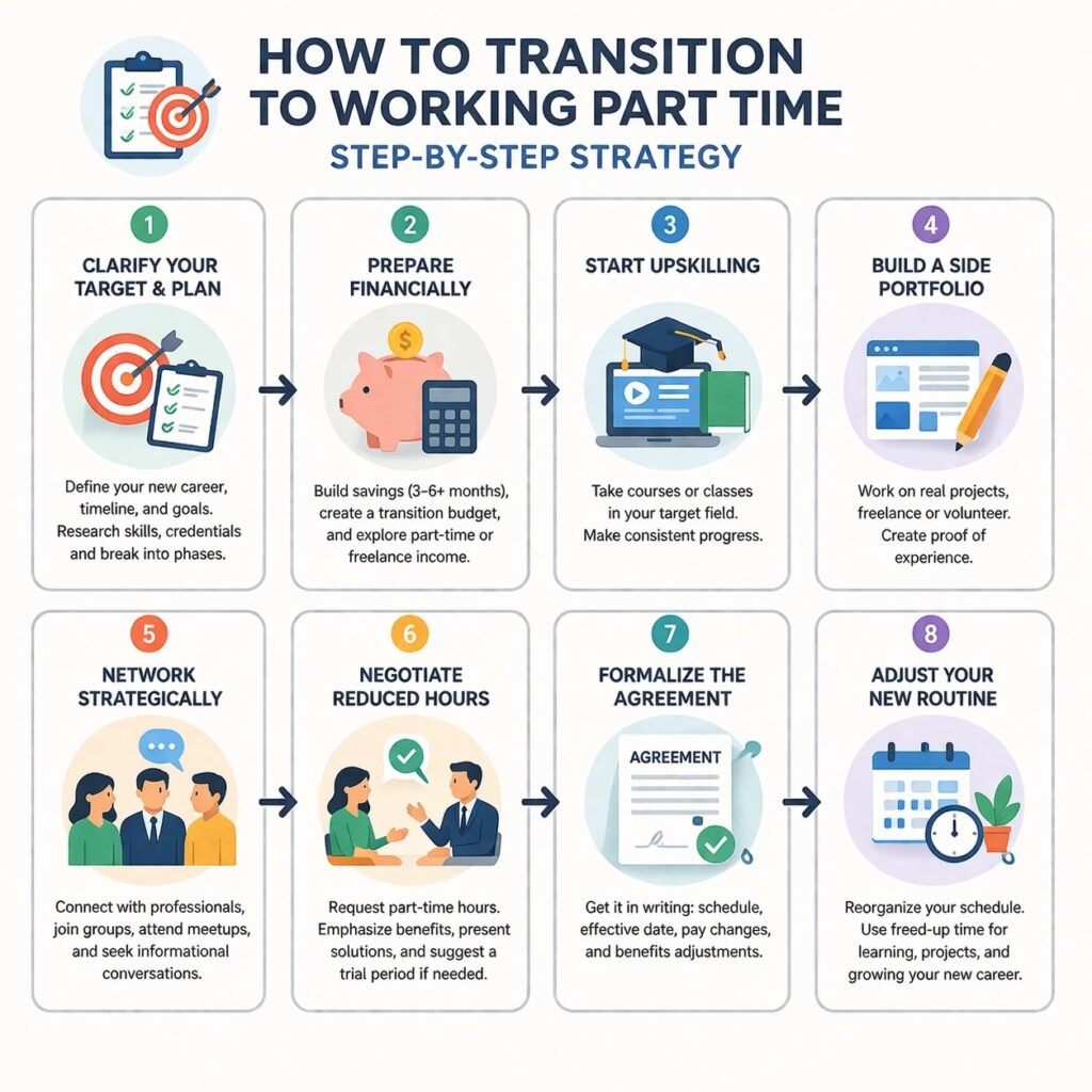 Using a part-time job to make a career change